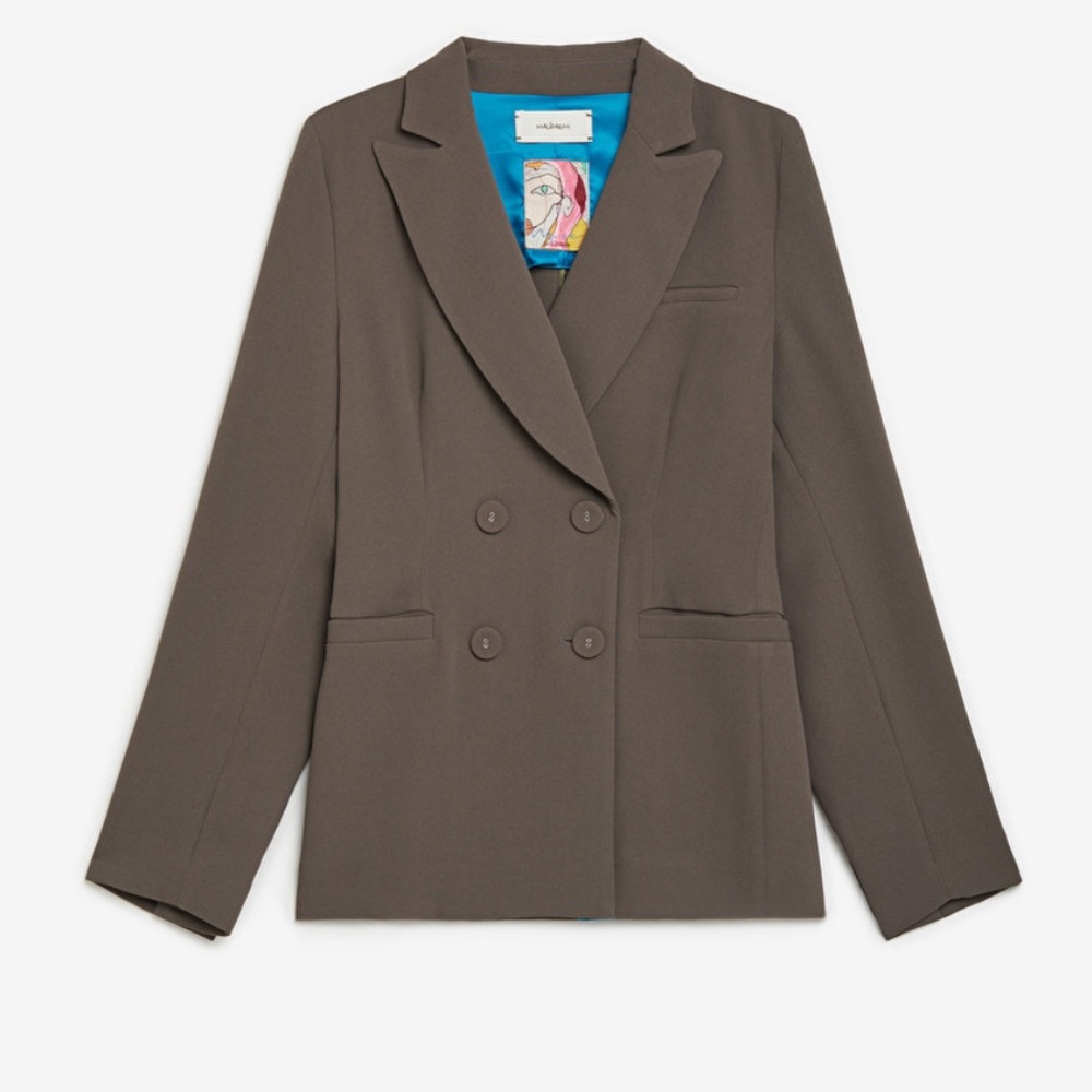 MALÌPARMI SABLÈ CREPE SUIT - JACKET AND TROUSERS